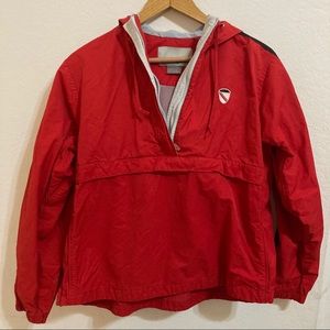 Vintage Red Nike Windbreaker Size L(12-14)